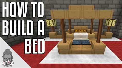 Minecraft how to make a realistic usable bed. Minecraft: How To Build A Four Poster Bed - YouTube