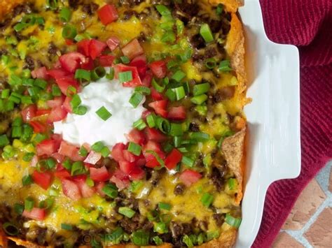 Add pepper and onion, cook and stir until softened, about 5 minutes. Mexican Nacho Casserole Recipe | CDKitchen.com
