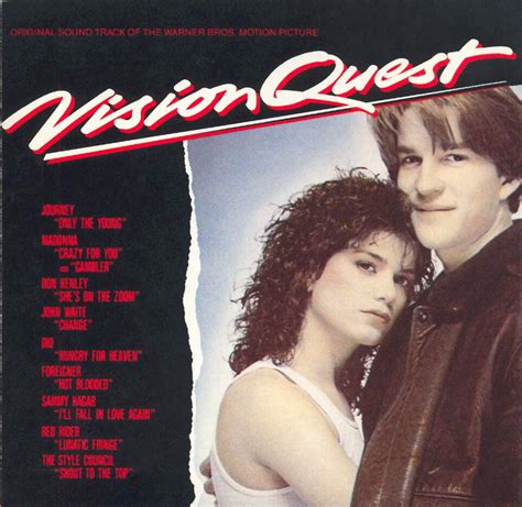 Vision Quest Movie Poster Starring Mathew Modine Vinyl Lp Vinyl