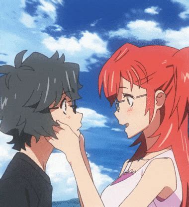 Cute Anime Kiss Gif Telegraph