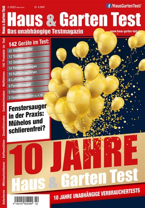 Deutsch | 134 pages | pdf | 106.4 mb. Haus & Garten Test 2/2020: Das Testmagazin mit Tests und ...