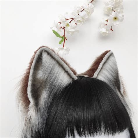 Realistic Cat Ears Brown Cat Ears Fox Ears Wolf Ears Etsy