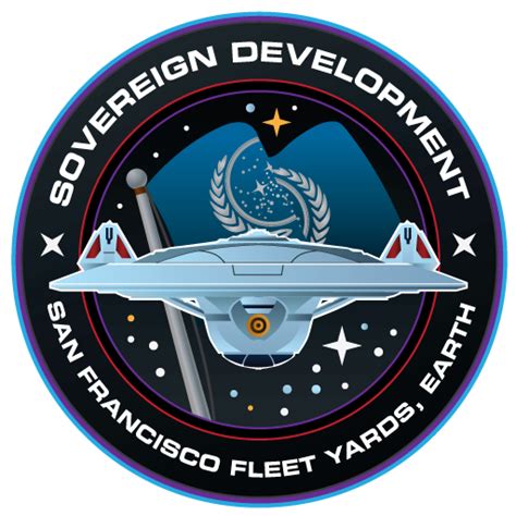 Starfleet starship design project patches, based on the ...