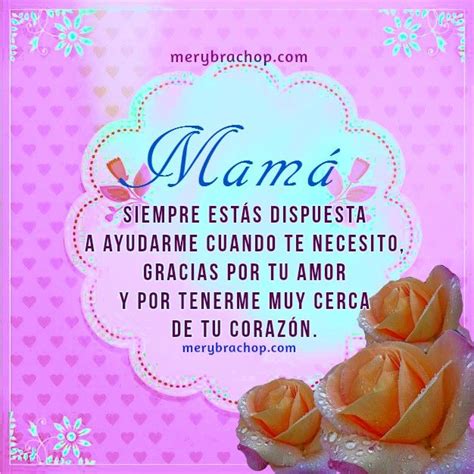 Palabras Agradecimiento A Mama Frases De Gracias Mama Birthday Cards