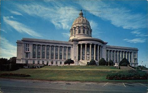State Capitol Building Facing North Jefferson City Mo