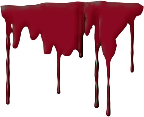 Cartoon Blood Drip Png
