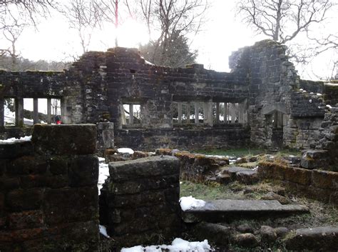 Wycoller Hall Ruins Wycoller Lancashire It Was Thought To Have Been