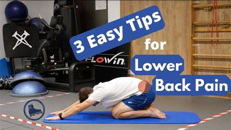 3 Easy Tips For Lower Back Pain Youtube