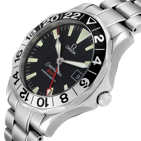Omega Seamaster Gmt 50th Anniversary Steel Mens Watch 22345000