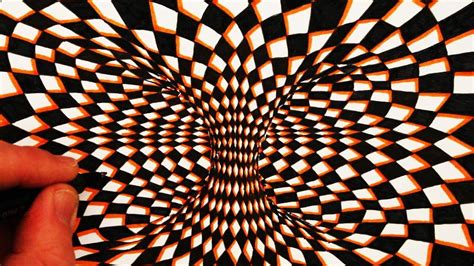 Learn How To Draw A D Optical Illusion That Gives An Illusion Of