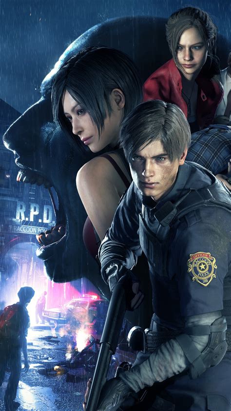 Wallpaper Resident Evil 2, Game, PC, Ps