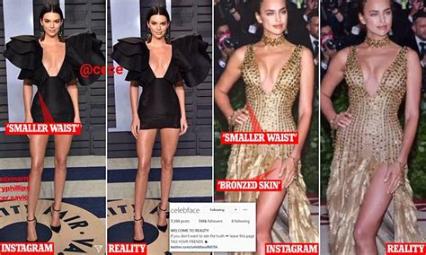 Instagram Account Celebface Exposes Celebrity Photoshop