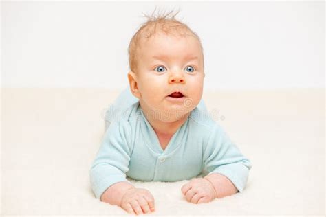 Two Months Old Baby Stock Image Image Of Happy Human 91911131
