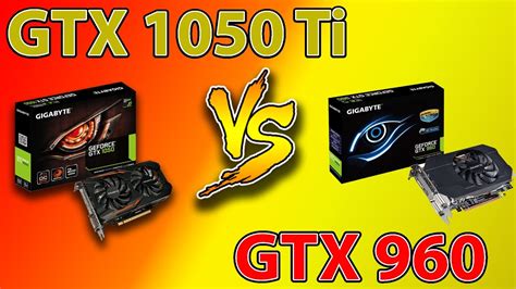 We put the 1.1 ghz nvidia 960 to the test against the 1.4 ghz 1050 to find out which you should buy. GTX 960 vs GTX 1050 Ti | 15 NEW GAMES BENCHMARK - YouTube