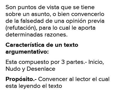 Que Son Los Textos Argumentativos Definir Sus Caracter Sticas Y Cual