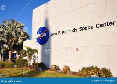 Nasa John F Kennedy Space Center Florida Editorial Photo Image Of