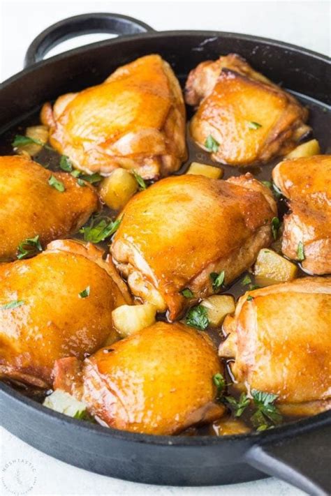 Baked Hawaiian Style Chicken Thighs