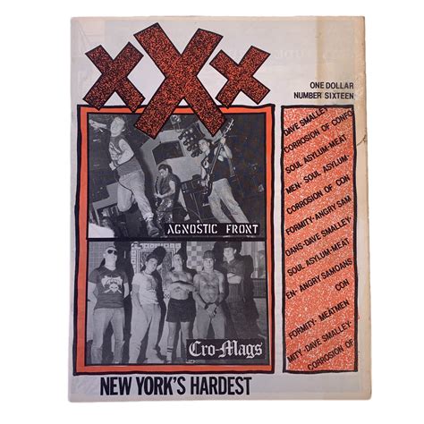 Vintage Xxx Fanzine “new Yorks Hardest” 16 Jointcustodydc