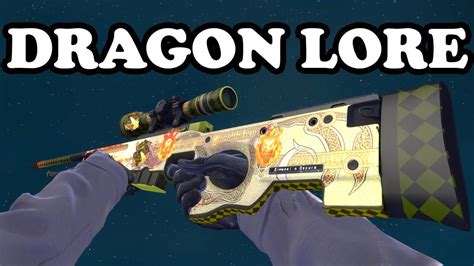 Csgo Awp Dragon Lore Dragon Lore And Fire Stickers Youtube