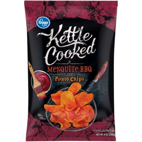 Kroger Mesquite Bbq Kettle Potato Chips 8 Oz Kroger