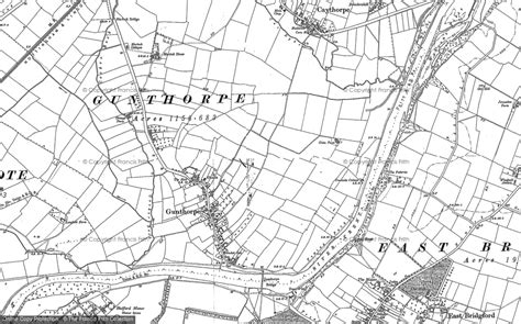 Old Maps Of Gunthorpe Francis Frith