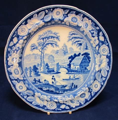 Antique Blue Willow English Dinner Plate From Thesteffencollection On