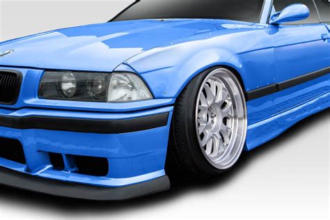 1992 1998 Bmw 3 Series M3 E36 Duraflex C Spec Front Fender Flares 2pc