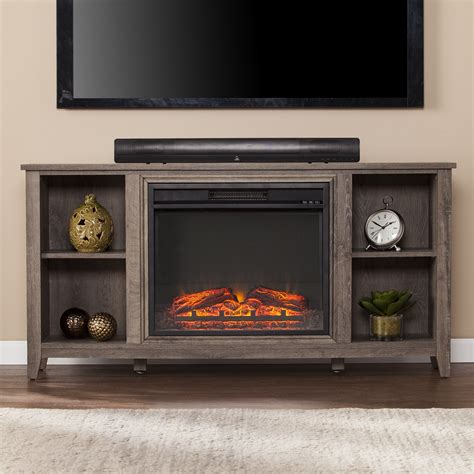 55 12 Parkdale Electric Fireplace Tv Stand Mocha Gray