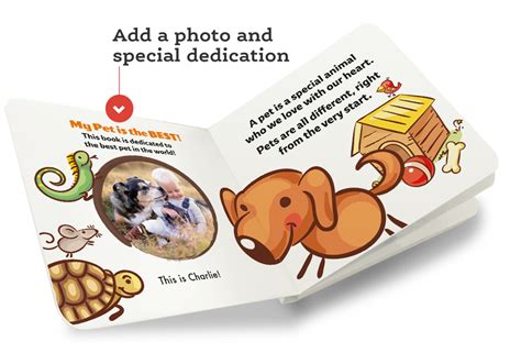 Our site uses special functionality to help you preview and personalize your gifts. My Pet is the Best | Personalized Pet Board Book | Pint ...