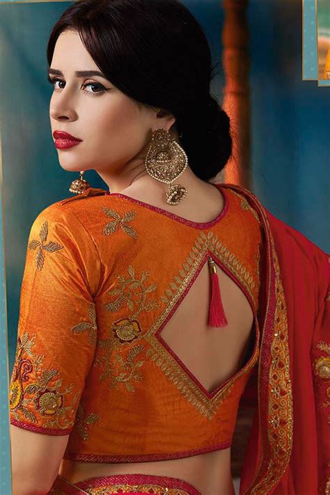 Shaily women's beige satin printed saree: Silk Saree Blouse Designs 2020 Designer Latest Catalogue ...