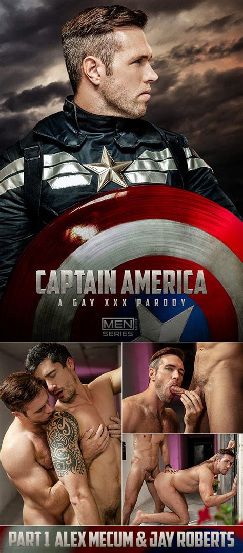 Jay Roberts And Alex Mecum Flip Fuck In ‘captain America A Gay Xxx