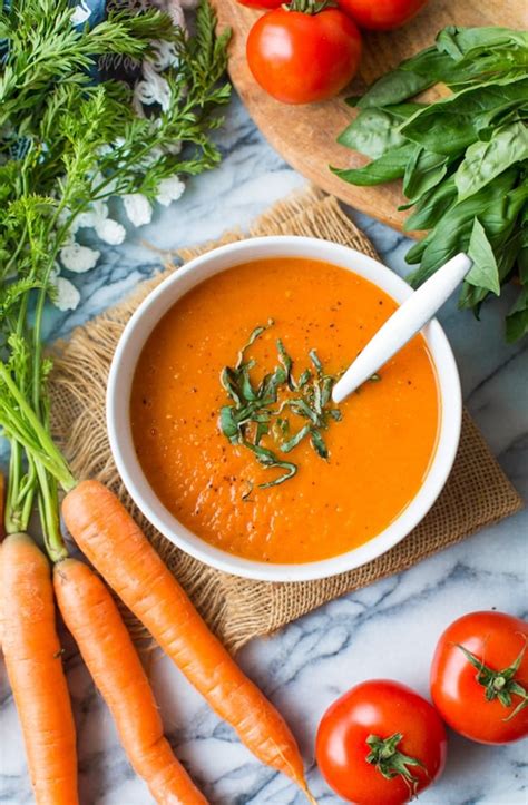 Low Fodmap Tomato Carrot Soup A Saucy Kitchen