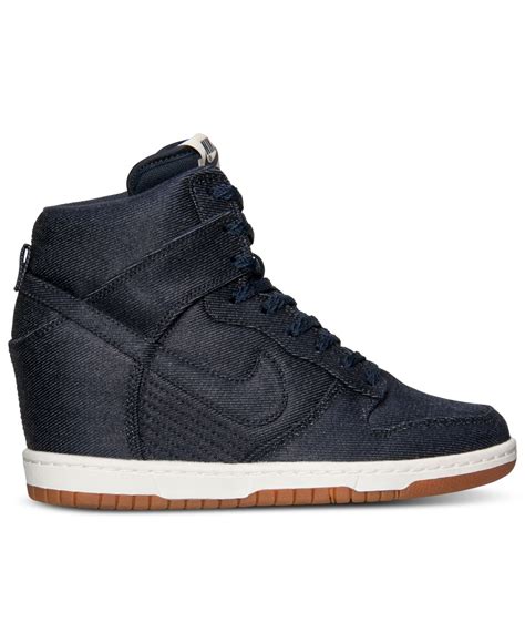 Nike Womens Dunk Sky Hi Essential Casual Sneakers From Finish Line In