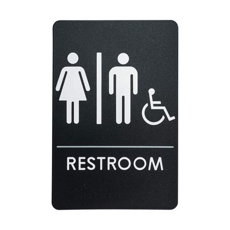 Buy Made In Usa Rock Ridge Mens And Womens Restroom Sign For Handicap