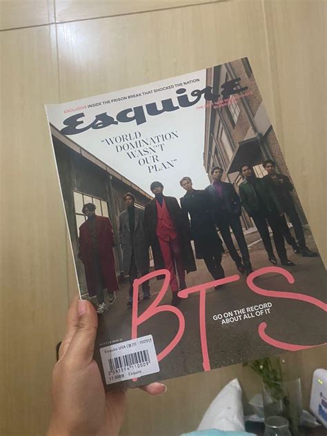 Bts Esquire Magazine Hobbies Toys Books Magazines Magazines On