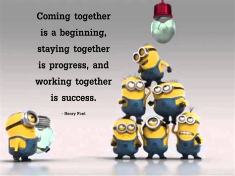Minions Are In This Together Teamwork Volgens De Minions Grappige