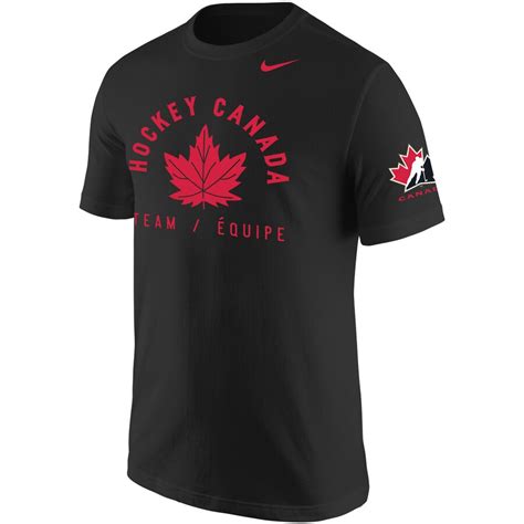 Mens Nike Black Hockey Canada Core T Shirt