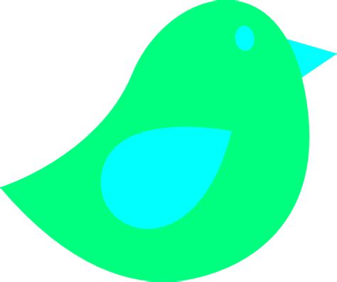 Green Little Bird Clip Art At Vector Clip Art Online