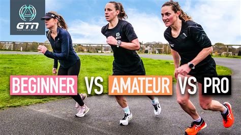 how fast do professional triathletes run beginner vs amateur vs pro youtube