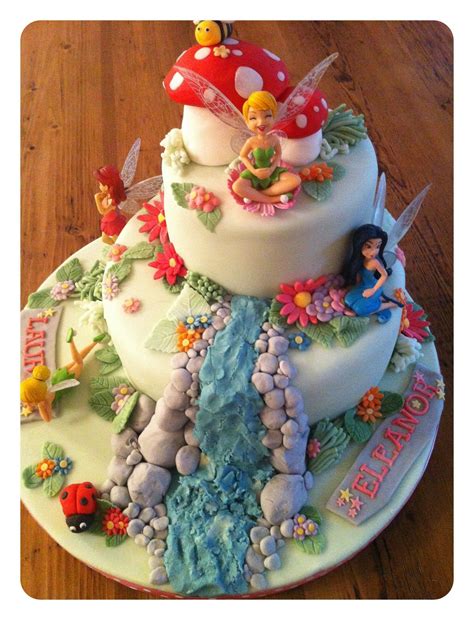 Fairy Party Noras Birthday Cake Anita Jividen Rabe Tinkerbell