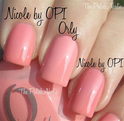 Nicole By Opi Selena Vs Orly Cotton Candy Nail Polish Opi Pink