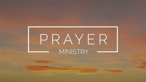 Prayer Ministry Journey Of Faith Church