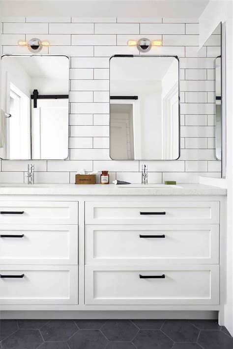 Browse modern bathroom designs and decorating ideas. Bathroom Trends: Are Stacked Tiles the New Subway Tile?