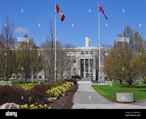 Hamilton Canada May 2019 The Campus Of Mcmaster University With