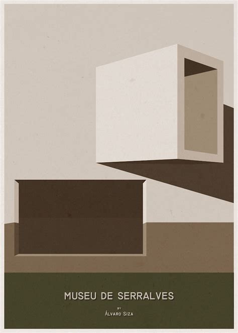 Minimalist Architecture Posters By Andre Chiote