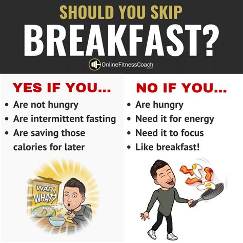 Should You Skip Breakfast Online Fitness Coach