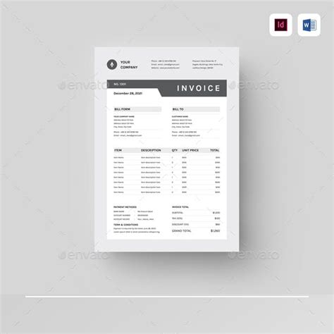Business Proposal And Invoice Templates From Graphicriver
