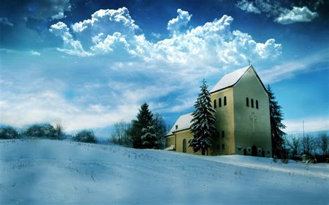 Church In Winter