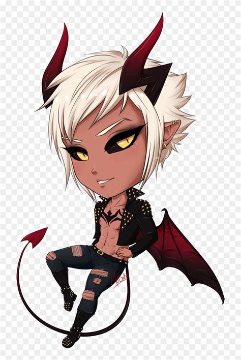 Anime Demon Horns For Free Download On Ya Webdesign Anime Chibi Demon Hd Png Download