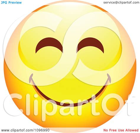 Clipart Yellow Cartoon Smiley Emoticon Happy Face 11 Royalty Free